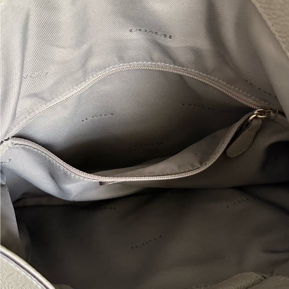 Coach Edie Turnlock Shoulder Bag in Taupe - Picture 8 of 16